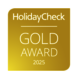 Auszeichnung Holiday Check Gold Award 2025